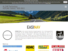 Tablet Screenshot of easinav.com